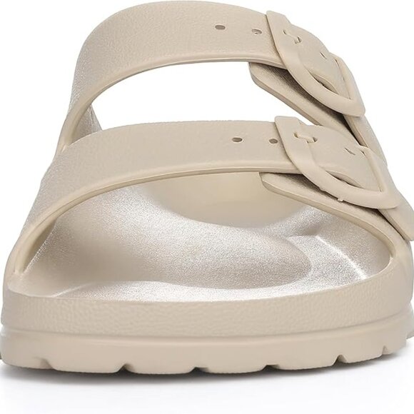 Womens Size 9 Comfort Slides Tan - Picture 6 of 9